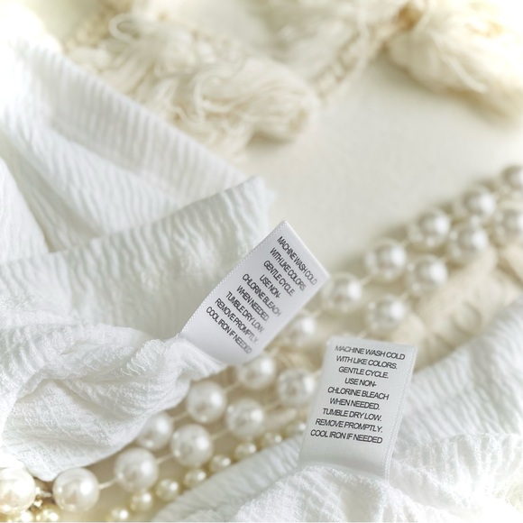 YOU SAY | M | Henley Ruffle Tank Gauze Top Bottom Button Stretch Pajama Set NWT - Picture 14 of 16